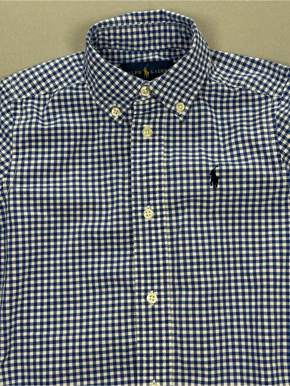 Polo Ralph Lauren Toddler Gingham Natural Stretch Button-Down Shirt - Boys 3/3T